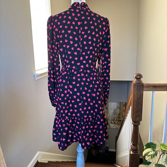 NWOT! Kate Spade New York Hearts Print Dress. Size: 6.  Runs true to size. - Picture 9 of 13